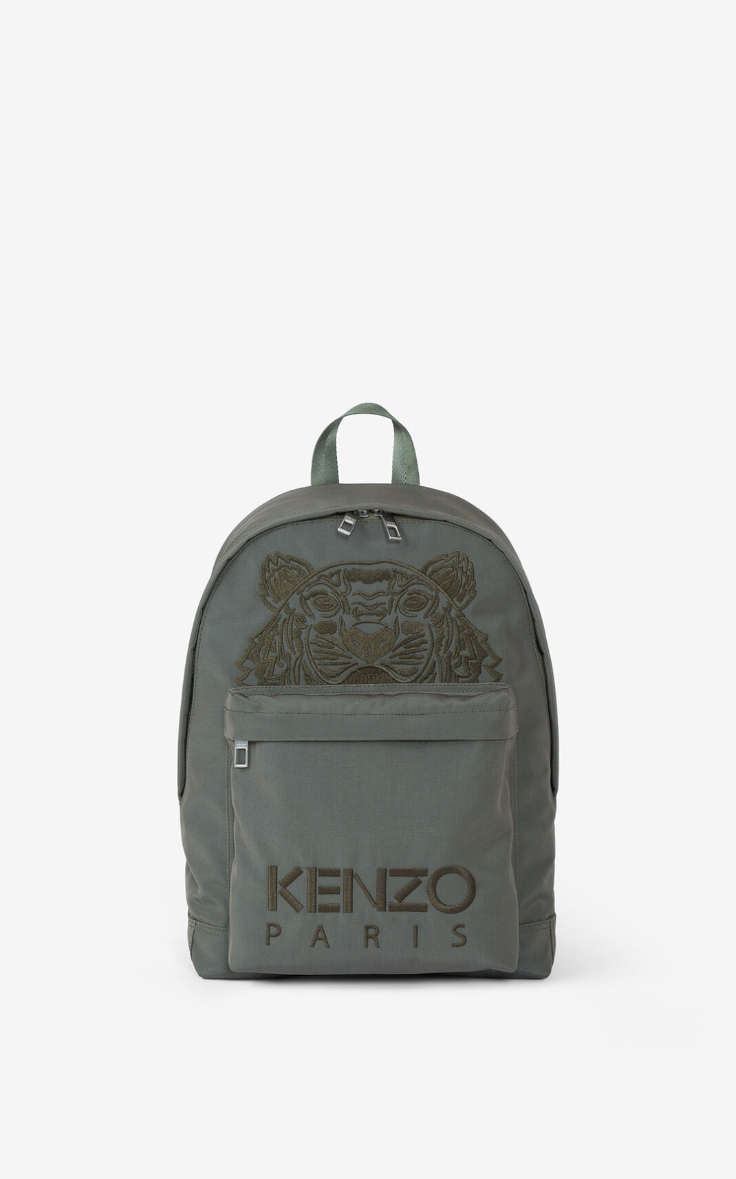 Kenzo Canvas Kampus 虎 リュック メンズ ライトグレー - SZNRUA530